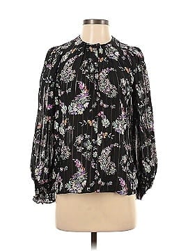 Rebecca Taylor Long Sleeve Silk Top (view 1)