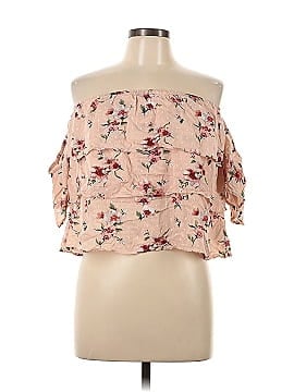 American Eagle Outfitters Short Sleeve Blouse (view 1)