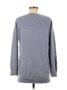 Wrap Cashmere Pullover Sweater (view 2)