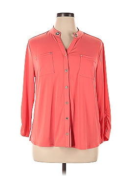 Anne Klein Long Sleeve Blouse (view 1)