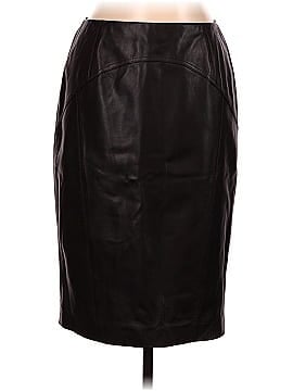 Lafayette 148 New York Leather Skirt (view 1)