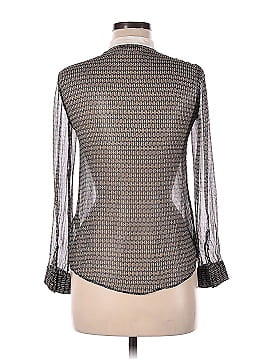 Massimo Dutti Long Sleeve Silk Top (view 2)