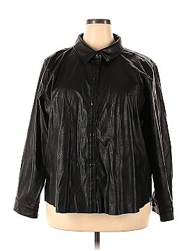 Lucky Brand Faux Leather Top (view 1)