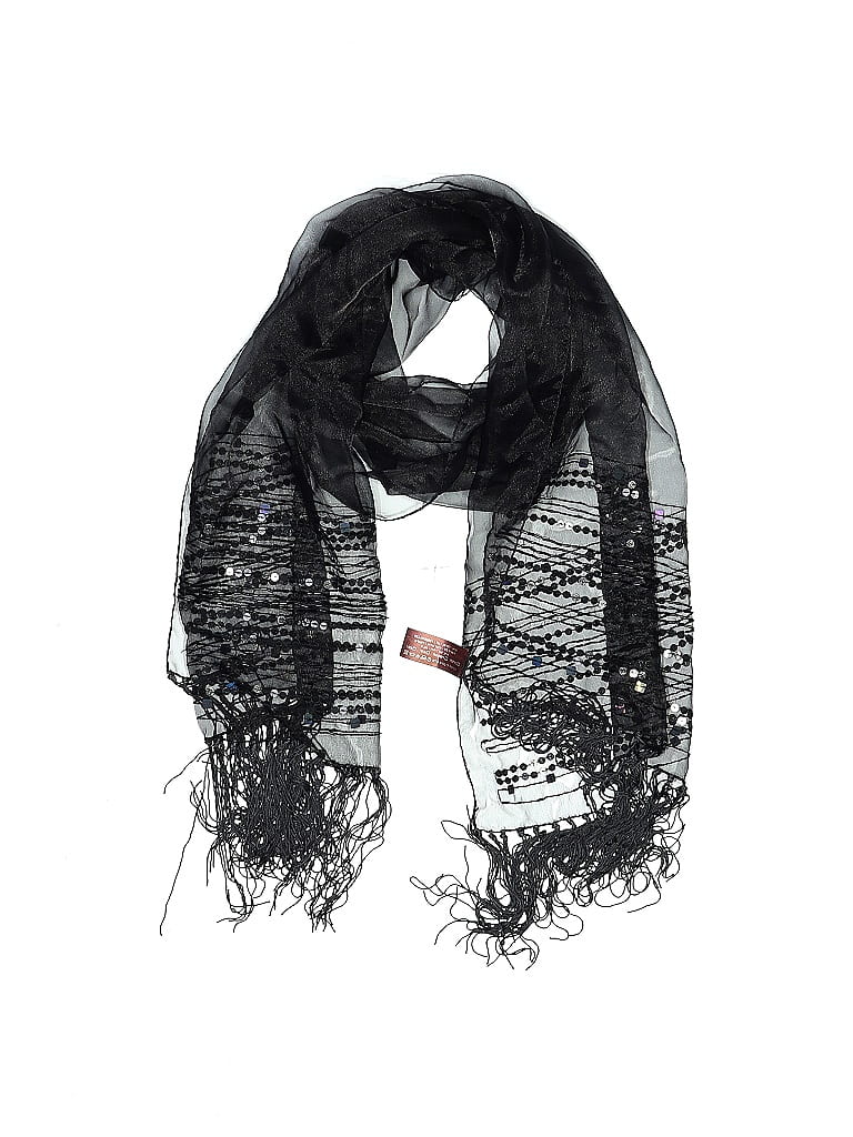 Pre-owned Cameleon Scarf In Black