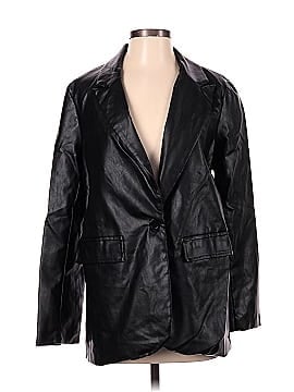 Shein Faux Leather Jacket (view 1)