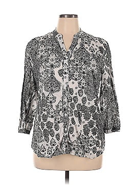 Croft & Barrow 3/4 Sleeve Blouse (view 1)