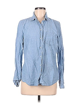 J.Crew Factory Store Long Sleeve Button-Down Shirt (view 1)