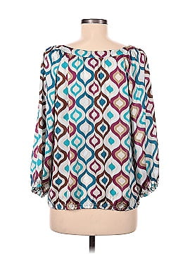 Roz & Ali Long Sleeve Blouse (view 2)