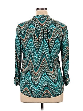 Roz & Ali Long Sleeve Blouse (view 2)