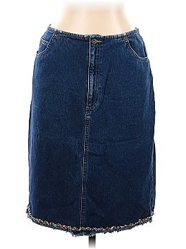 Liz Claiborne Denim Skirt (view 1)