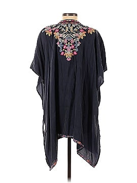 Johnny Was Short Sleeve Embroidered Poncho/Top (view 2)