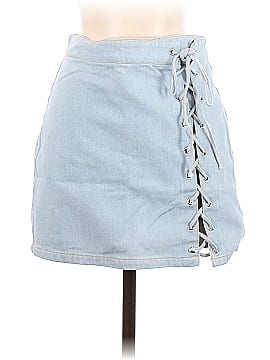 Super down Denim Skirt (view 1)