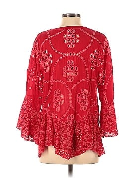 Johnny Was Long Sleeve Heavily Embroidered Blouse (view 2)