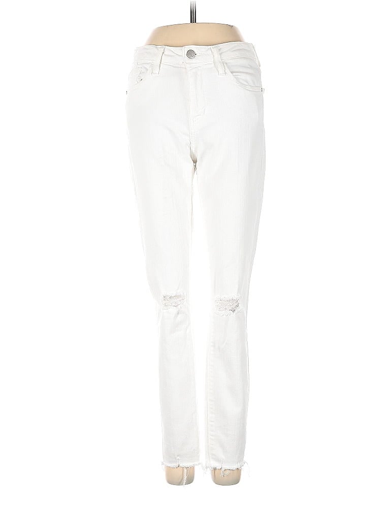 Pre-owned Just Black Jeans In White