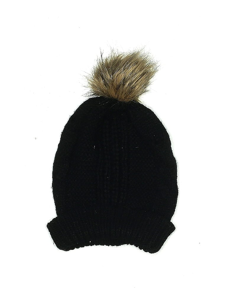 Pre-owned Assorted Brands Beanie Hat In Black