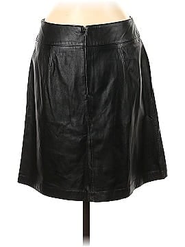 White House Black Market Faux Leather Skirt (view 2)