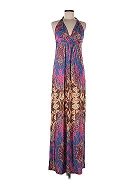 ViX by Paula Hermanny Halter Print Maxi Dress (view 1)