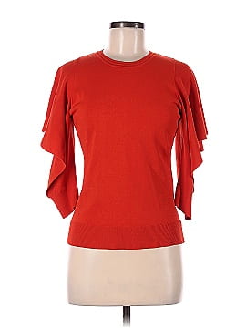Opening Ceremony Long Sleeve Flutter Sweater Top (view 1)