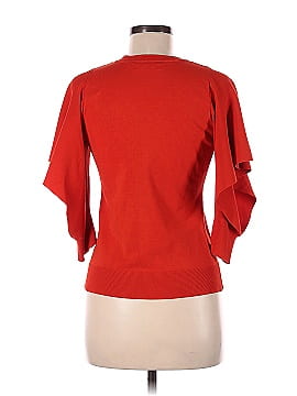 Opening Ceremony Long Sleeve Flutter Sweater Top (view 2)