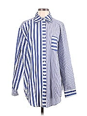 Solid & Striped Long Sleeve Button Down Shirt