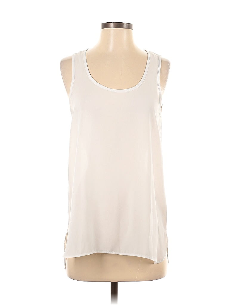 Lola & Sophie 100% Polyester Ivory Sleeveless Blouse Size S - 96% off ...