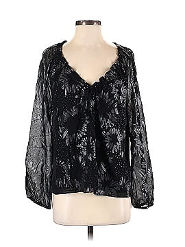 Paige 3/4 Sleeve Silk Top (view 1)