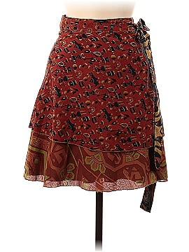 Earthbound Trading Co. Silk Skirt (view 1)