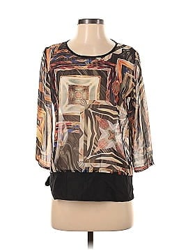 Say 3/4 Sleeve Blouse (view 1)