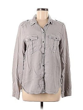 American Eagle Outfitters Long Sleeve Button-Down Shirt (view 1)