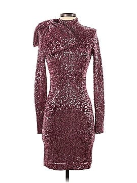 Rebecca Vallance Mona Bow Embellished Sequin Stretch Knit Mini Dress (view 1)