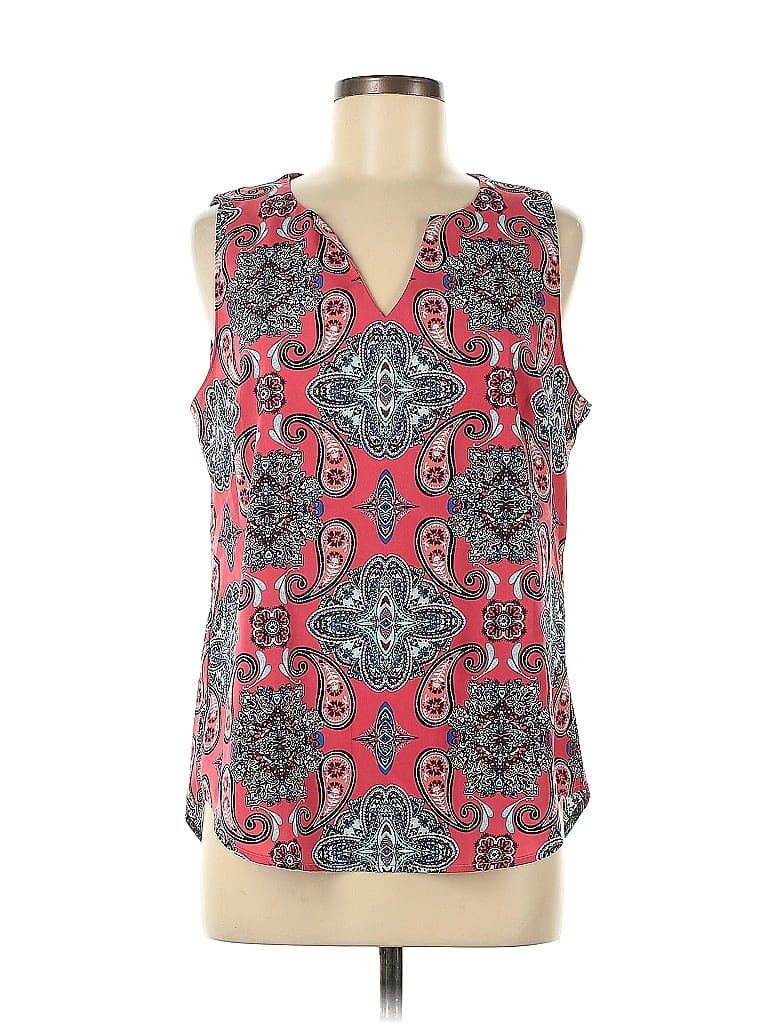 Click to view more detailed imagery on our partner's website Pre-owned Verse Sleeveless Blouse In Red