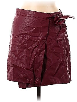 idem ditto Faux Leather Skirt (view 1)