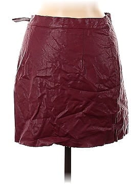 idem ditto Faux Leather Skirt (view 2)