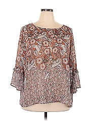 Lane Bryant Outlet 3/4 Sleeve Blouse