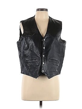 protech leather apparel Leather Vest (view 1)