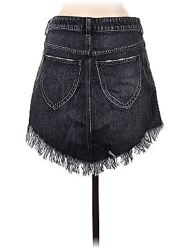 We the Free Denim Skirt (view 2)