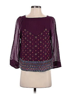 Nanette Lepore 3/4 Sleeve Silk Top (view 1)