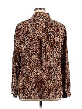 Maggy London Long Sleeve Silk Top (view 2)