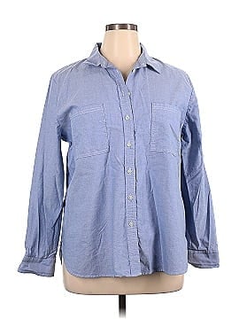 Ann Taylor LOFT Long Sleeve Button-Down Shirt (view 1)