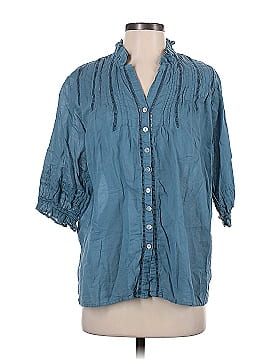 Assorted Brands 3/4 Sleeve Button-Down Shirt (view 1)