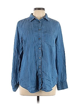 Ann Taylor Long Sleeve Button-Down Shirt (view 1)