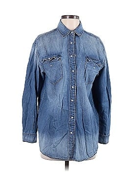 &Denim by H&M Long Sleeve Button-Down Shirt (view 1)
