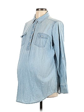 Liz Lange Maternity for Target Long Sleeve Button-Down Shirt (view 1)