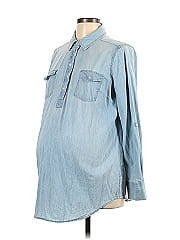 Liz Lange Maternity For Target Long Sleeve Button Down Shirt