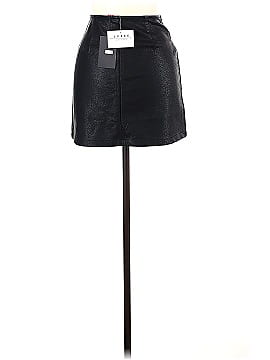 Signature 8 Faux Leather Skirt (view 2)