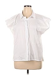 T By Talbots Short Sleeve Button Down Shirt