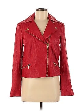 MICHAEL Michael Kors Faux Leather Jacket (view 1)