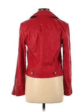 MICHAEL Michael Kors Faux Leather Jacket (view 2)