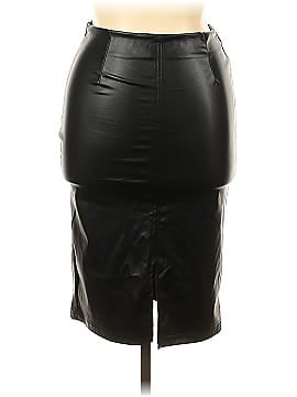 Emery Rose Faux Leather Skirt (view 1)