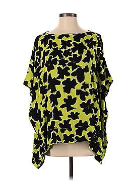 Diane von Furstenberg Short Sleeve Silk Top (view 1)